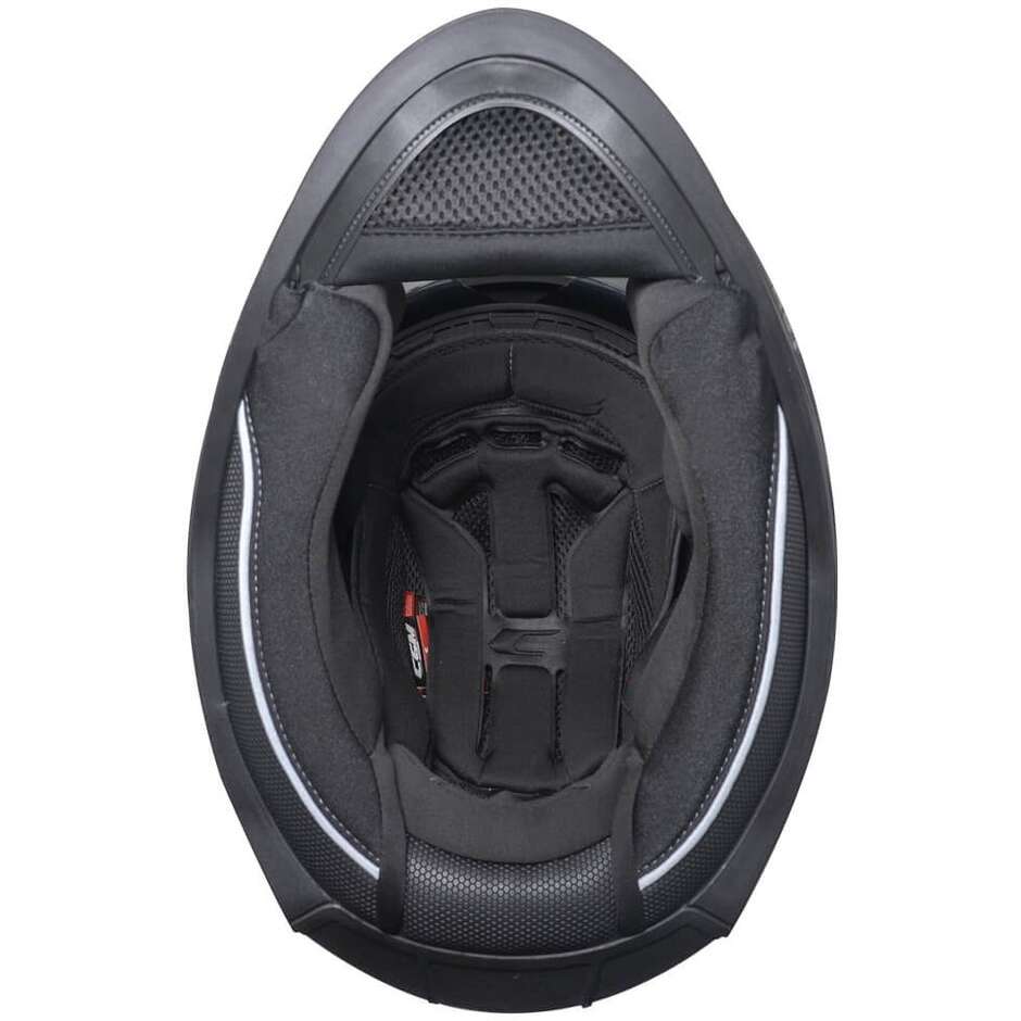 Casco integrale da moto CGM 311M BLAST MAYA Nero Rosso Opaco