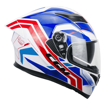 Casco Moto Integrale CGM 316y SPEED RACER BLU ROSSO