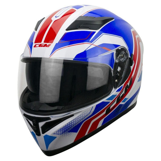 Casco Moto Integrale CGM 316y SPEED RACER BLU ROSSO